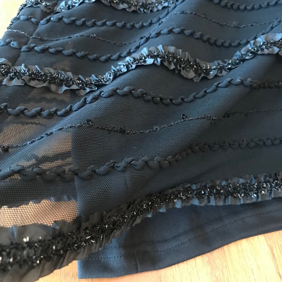 Dazzling Black Cocktail Dress - Size 16 - Perfect for Holiday Parties - Picture 8 of 10